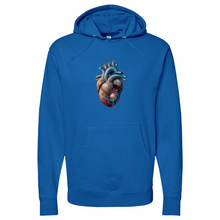 Load image into Gallery viewer, Flowing Heart Midweight Hooded Sweatshirt