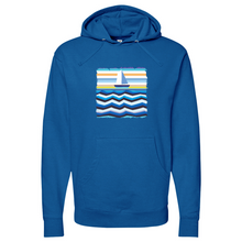 Load image into Gallery viewer, Boat at Sea Midweight Hooded Sweatshirt