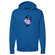 Load image into Gallery viewer, Cosmic Heart Midweight Hooded Sweatshirt
