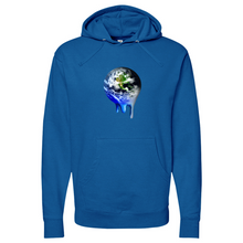 Load image into Gallery viewer, Melting earth.. Midweight Hooded Sweatshirt