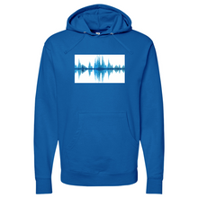 Load image into Gallery viewer, Blue Frequency 02 Midweight Hooded Sweatshirt
