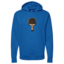 Load image into Gallery viewer, Vintage Ping Pong Black Brown Midweight Hooded Sweatshirt