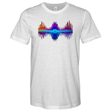 Load image into Gallery viewer, Frequency - Red, Orange, Purple Heathered Tee