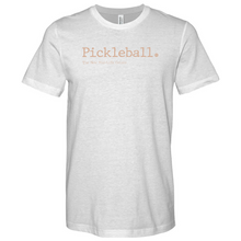 Load image into Gallery viewer, Pickleball the Less Expensive Heathered Tee