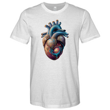 Load image into Gallery viewer, Flowing Heart Heathered Tee