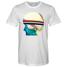 Load image into Gallery viewer, Baseball Head 01 Heathered Tee