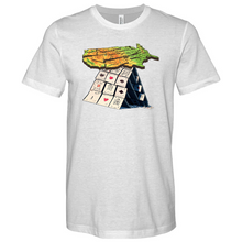 Load image into Gallery viewer, US Map Stand On a House of Cards Heathered Tee