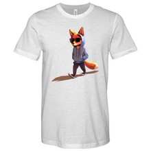 Load image into Gallery viewer, Hoodie Fox Heathered Tee