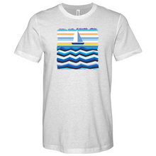 Load image into Gallery viewer, Boat at Sea Heathered Tee