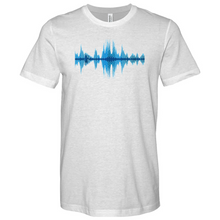 Load image into Gallery viewer, Blue Frequency Heathered Tee