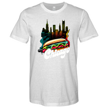 Load image into Gallery viewer, Chicago Hot Dog Heathered Tee