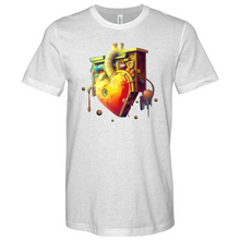 Load image into Gallery viewer, Flushing Heart-Min Heathered Tee