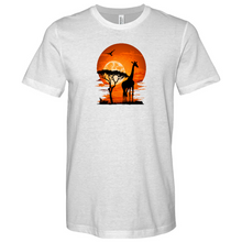 Load image into Gallery viewer, Giraffe Sunset Heathered Tee