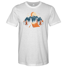 Load image into Gallery viewer, Camping Night View Heathered Tee