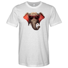 Load image into Gallery viewer, Red Glass Elephant Heathered Tee