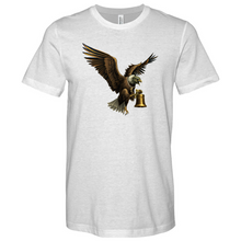 Load image into Gallery viewer, Green Eagle & Bell Heathered Tee