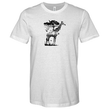 Load image into Gallery viewer, Giraffe Wildlife Heathered Tee
