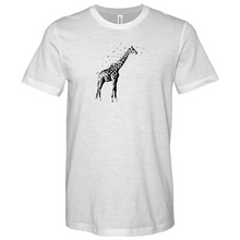 Load image into Gallery viewer, Giraffe With Butterfly Heathered Tee
