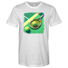 Load image into Gallery viewer, Retro Tennis Green Heathered Tee