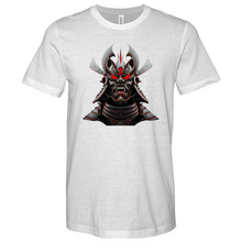 Load image into Gallery viewer, Silver & Red Japanese Warrior Heathered Tee
