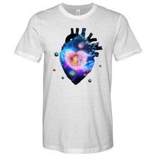 Load image into Gallery viewer, Cosmic Heart Heathered Tee