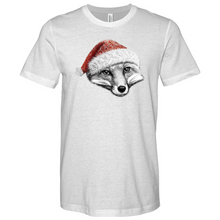 Load image into Gallery viewer, Christmas Fox Heathered Tee