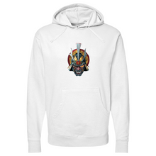 Load image into Gallery viewer, Golden Eye Japanese Warrior Midweight Hooded Sweatshirt
