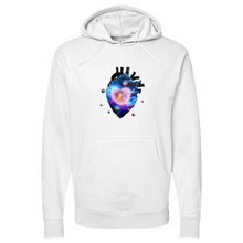 Load image into Gallery viewer, Cosmic Heart Midweight Hooded Sweatshirt