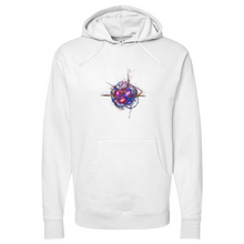 Load image into Gallery viewer, Colliding Atoms Midweight Hooded Sweatshirt