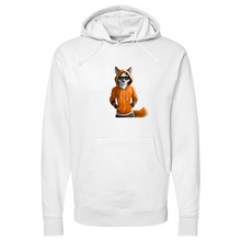 Load image into Gallery viewer, Orange Fox Midweight Hooded Sweatshirt
