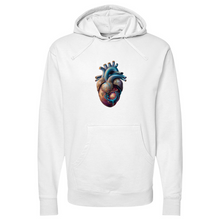 Load image into Gallery viewer, Flowing Heart Midweight Hooded Sweatshirt