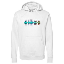 Load image into Gallery viewer, Frequency Cymbals 02 Midweight Hooded Sweatshirt