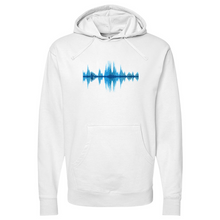 Load image into Gallery viewer, Blue Frequency Midweight Hooded Sweatshirt