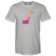 Load image into Gallery viewer, Giraffe Illustration Heathered Tee
