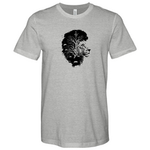 Load image into Gallery viewer, A Black and White Lion Heathered Tee
