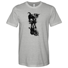 Load image into Gallery viewer, Cat Reflection Heathered Tee

