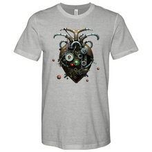 Load image into Gallery viewer, Bat Heart Min Heathered Tee
