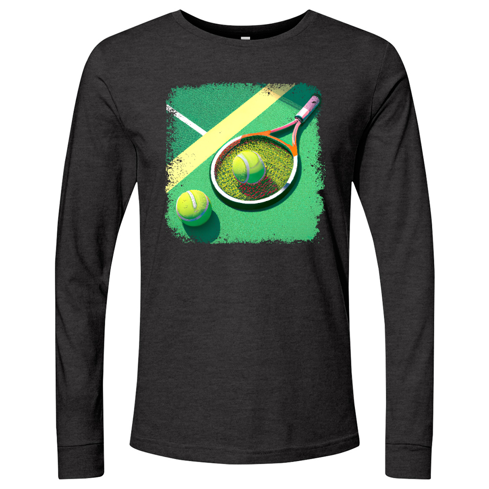 Retro Tennis-Green Long Sleeve