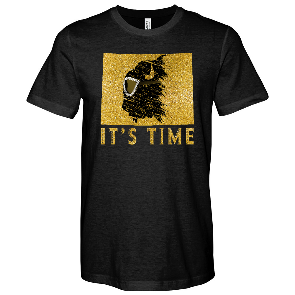 It's Time Heathered Tee