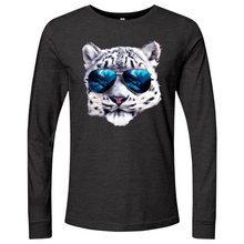 Load image into Gallery viewer, Snow Leopard Blue Sunglasses Long Sleeve

