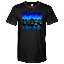 Load image into Gallery viewer, Shem Creek Starry Night Heathered Tee
