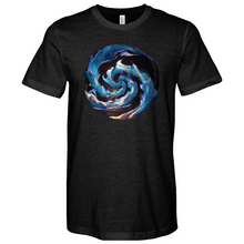 Load image into Gallery viewer, Sunset Waves Heathered Tee
