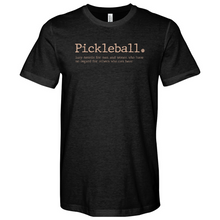 Load image into Gallery viewer, Pickleball Lazy Tennis Heathered Tee
