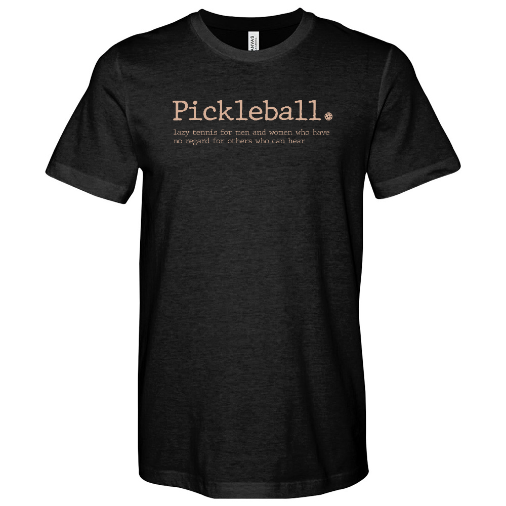 Pickleball Lazy Tennis Heathered Tee