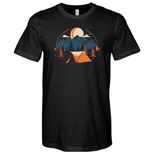Load image into Gallery viewer, Camping Night View Heathered Tee
