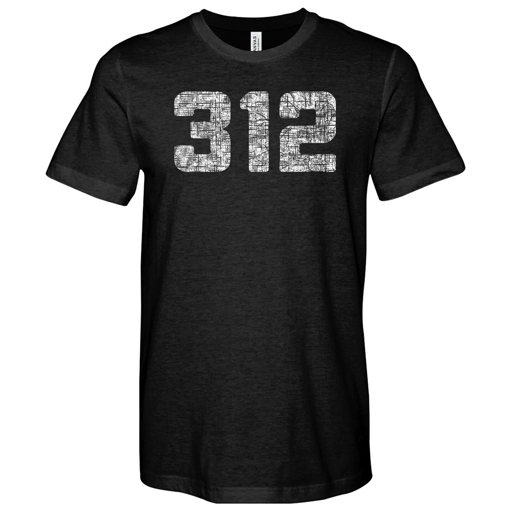 Chicago 312 Heathered Tee