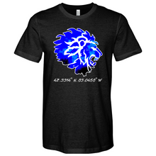 Load image into Gallery viewer, Japanese Blue Lion Heathered Tee
