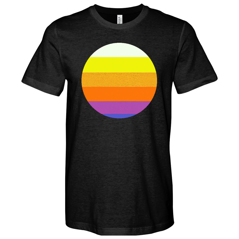 Pickleball Sunset Heathered Tee