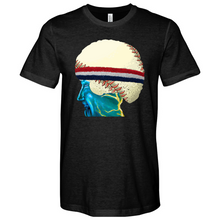 Load image into Gallery viewer, Baseball Head 01 Heathered Tee
