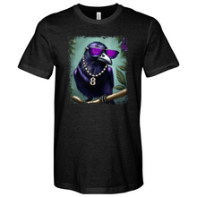 Load image into Gallery viewer, Purple Crow 8 Heathered Tee
